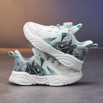 Tenisice za dječake: mrežasti gornji dio, prozračnost, lagane, EVA potplat, zatvaranje okretanjem gumba