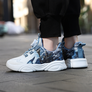 Tenisice za dječake: mrežasti gornji dio, prozračnost, lagane, EVA potplat, zatvaranje okretanjem gumba