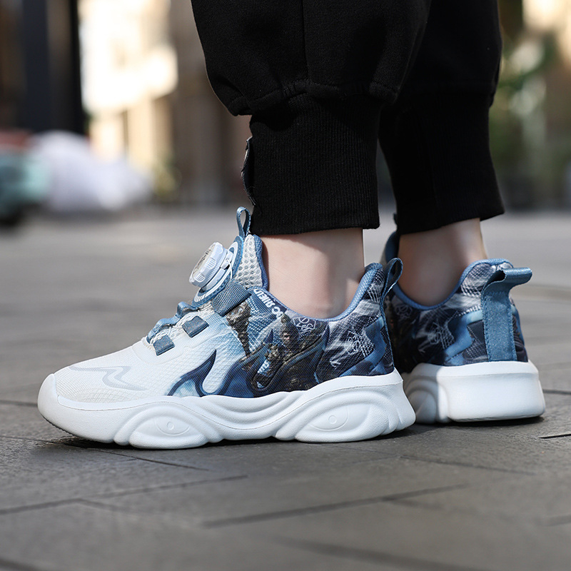 Tenisice za dječake: mrežasti gornji dio, prozračnost, lagane, EVA potplat, zatvaranje okretanjem gumba