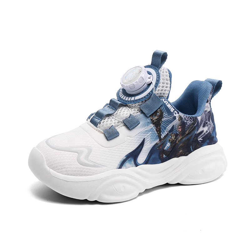 Tenisice za dječake: mrežasti gornji dio, prozračnost, lagane, EVA potplat, zatvaranje okretanjem gumba