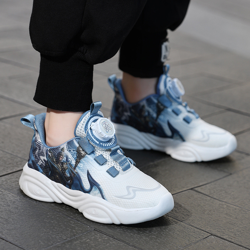 Tenisice za dječake: mrežasti gornji dio, prozračnost, lagane, EVA potplat, zatvaranje okretanjem gumba