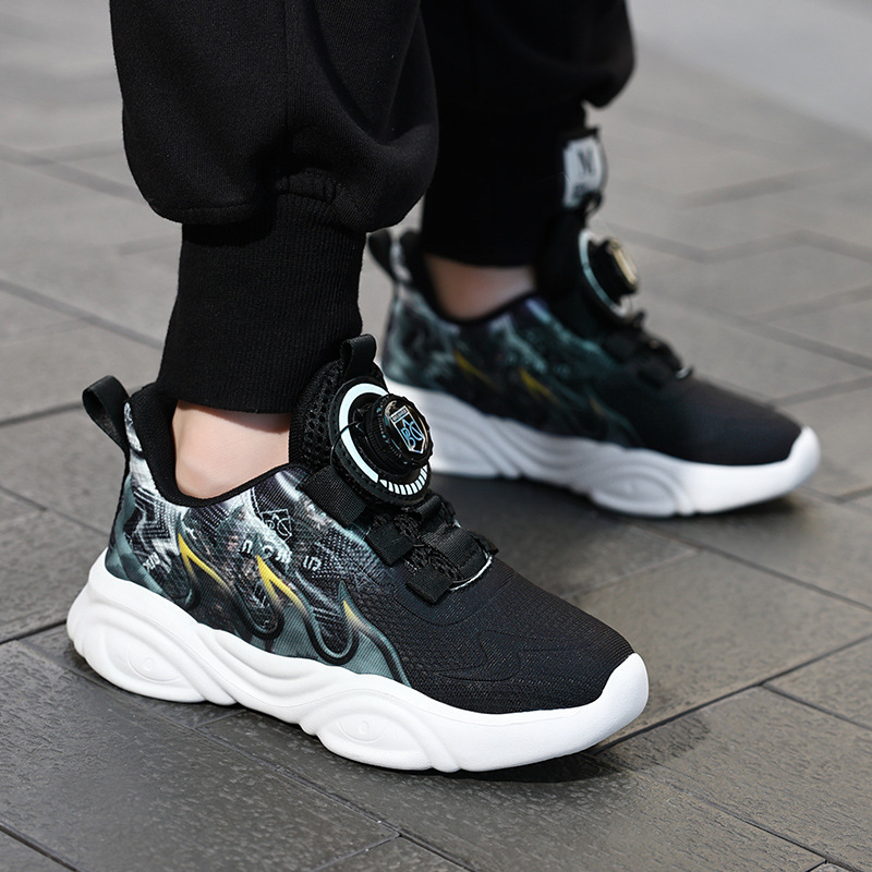 Tenisice za dječake: mrežasti gornji dio, prozračnost, lagane, EVA potplat, zatvaranje okretanjem gumba