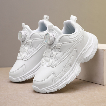 Dječje tenisice za trčanje, unisex; gornji dio od sintetičke kože, EVA potplat; vodootporne, lake, protuklizne; zatvaranje rotirajućom kopčom; za dobnu skupinu 1–16 godina