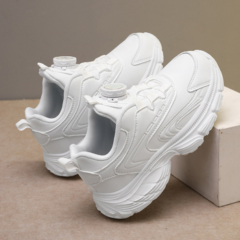 Dječje tenisice za trčanje, unisex; gornji dio od sintetičke kože, EVA potplat; vodootporne, lake, protuklizne; zatvaranje rotirajućom kopčom; za dobnu skupinu 1–16 godina