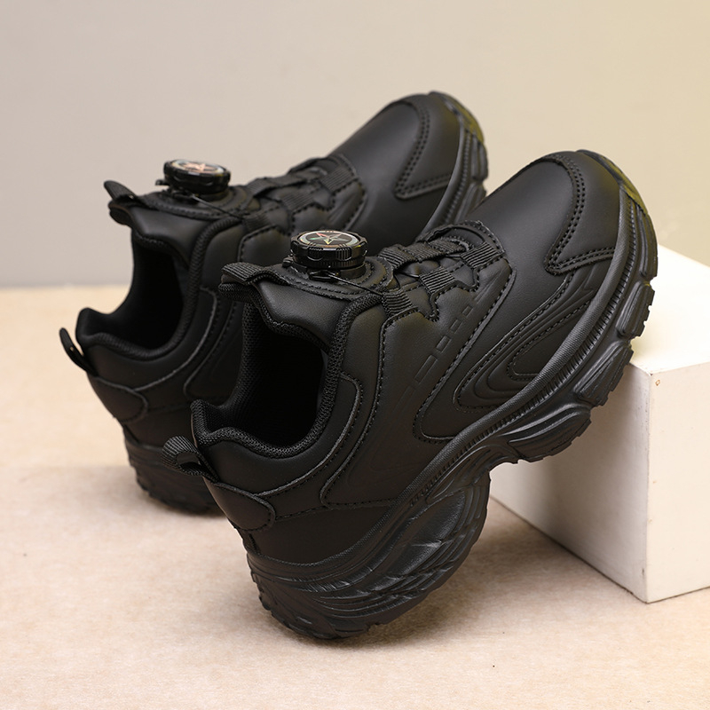 Dječje tenisice za trčanje, unisex; gornji dio od sintetičke kože, EVA potplat; vodootporne, lake, protuklizne; zatvaranje rotirajućom kopčom; za dobnu skupinu 1–16 godina