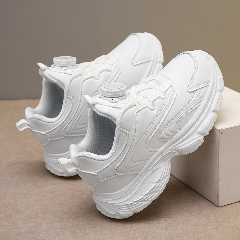 Dječje tenisice za trčanje, unisex; gornji dio od sintetičke kože, EVA potplat; vodootporne, lake, protuklizne; zatvaranje rotirajućom kopčom; za dobnu skupinu 1–16 godina