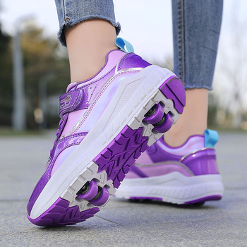 Topánky Heelys pre deti s dvojradovými kolieskami, ABS kolies, značka G. Duck, model Bs-yl332