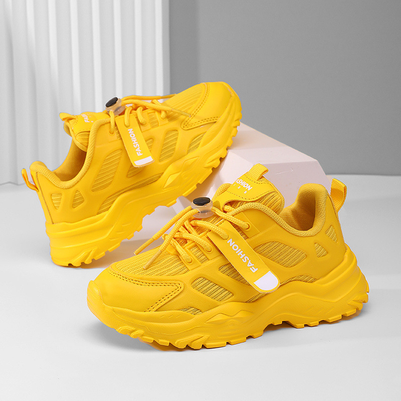 Dječje tenisice za trčanje s mrežastim gornjim dijelom, prozračan, vodootporan i protuklizne, EVA đon, unisex, proljeće 2024 izdanje