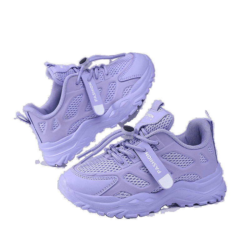 Dječje tenisice za trčanje s mrežastim gornjim dijelom, prozračan, vodootporan i protuklizne, EVA đon, unisex, proljeće 2024 izdanje