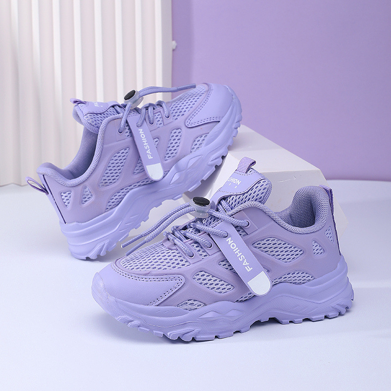 Dječje tenisice za trčanje s mrežastim gornjim dijelom, prozračan, vodootporan i protuklizne, EVA đon, unisex, proljeće 2024 izdanje