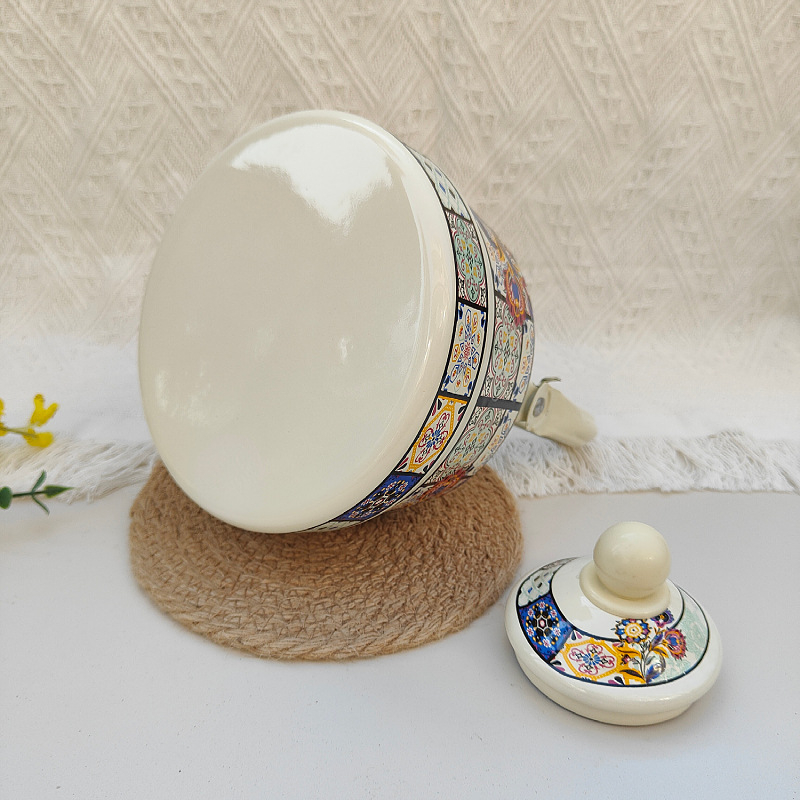 Posuda za studenu vodu, nordijski stil, PC plast, visokotemperaturni uzorak tiskanja, pogodna za sokove, napitke i biljni čaj