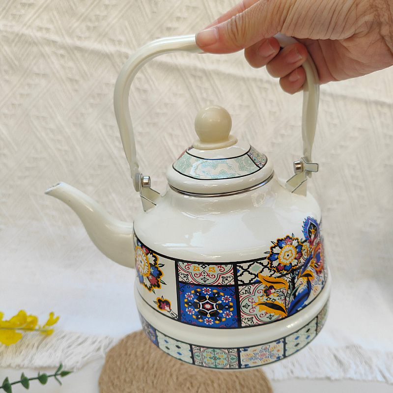 Posuda za studenu vodu, nordijski stil, PC plast, visokotemperaturni uzorak tiskanja, pogodna za sokove, napitke i biljni čaj