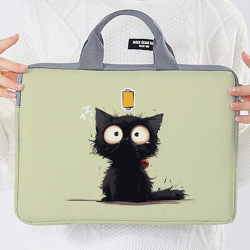 MONSTD taška na notebook s pruhovaným vzorom, 600D materiál, priedušná a odolná voči opotrebeniu, proti nárazu, podšívka polyester