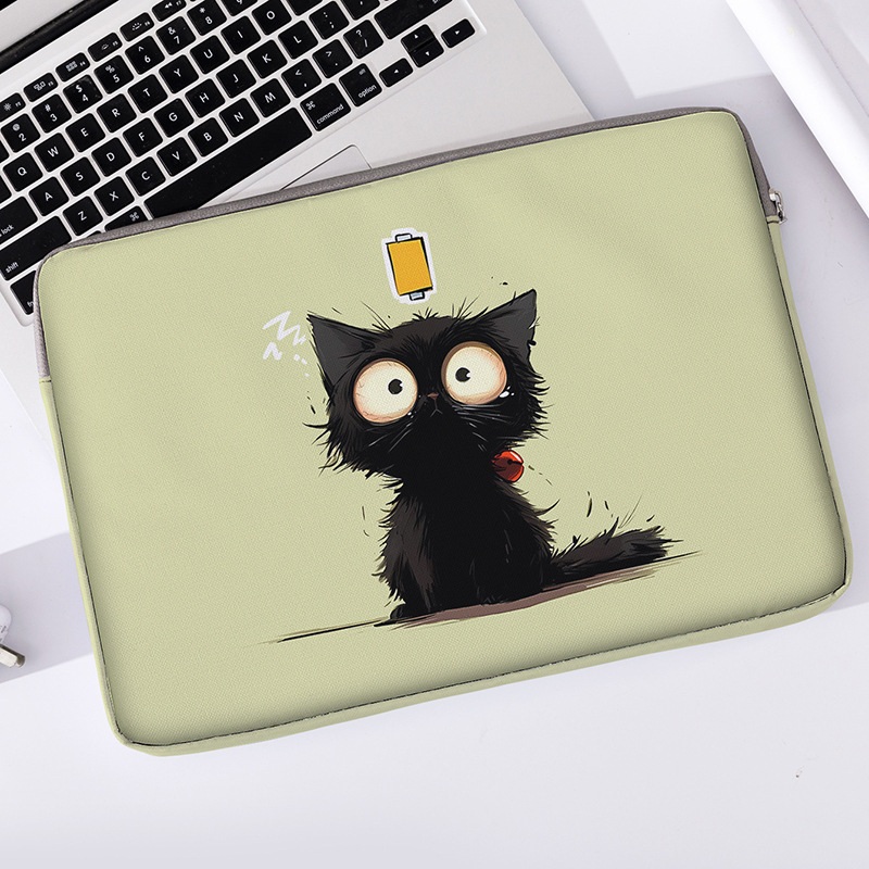 MONSTD taška na notebook s pruhovaným vzorom, 600D materiál, priedušná a odolná voči opotrebeniu, proti nárazu, podšívka polyester