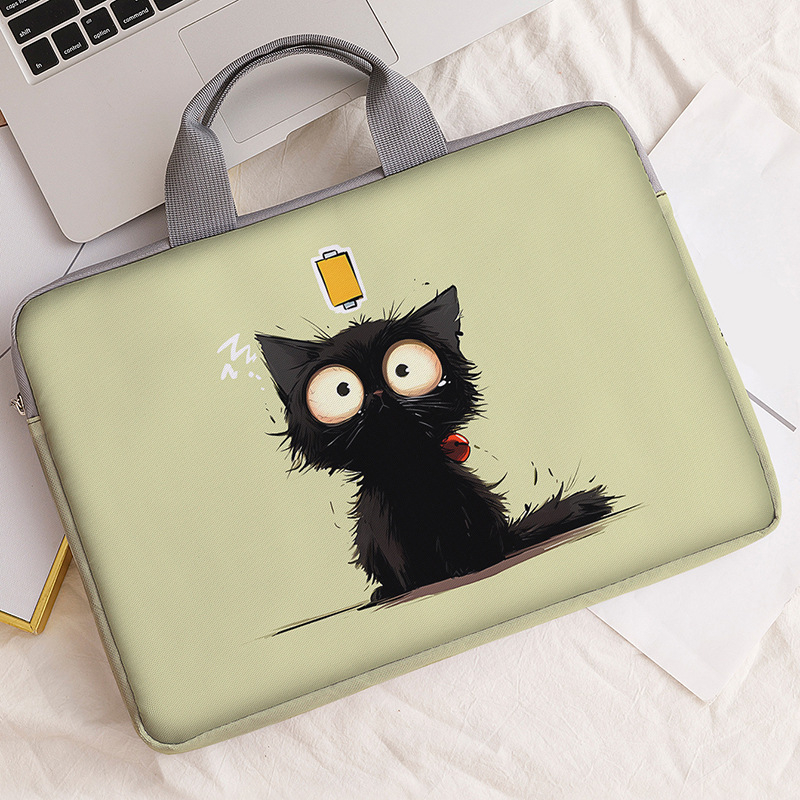 MONSTD taška na notebook s pruhovaným vzorom, 600D materiál, priedušná a odolná voči opotrebeniu, proti nárazu, podšívka polyester