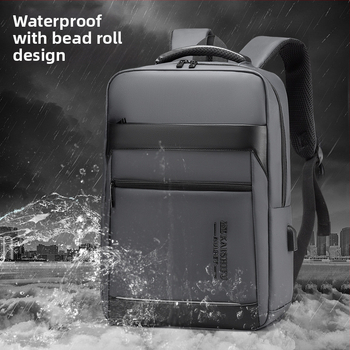 Notebookový batoh pre biznis s vodeodolnou PVC látkou, priedušný dizajn, popruhy s vzduchovým vankúšom, kapacita do 20 l