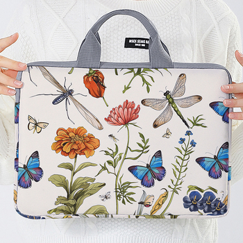 MONSTD taška na notebook – ochranná taška, materiál 600D; priedušná, odolná voči opotrebeniu, odolná voči nárazom; mestský minimalistický štýl; pruhovaný vzor; podšívka polyester