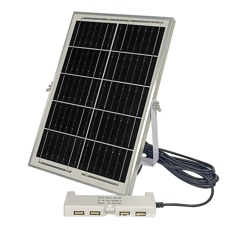 Prelungitor solar cu USB pentru încărcarea diferitelor lumini, IP65, 6-15W, 6V, întrerupător manual, durată de iluminare 6-12h