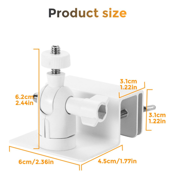 Držiak na montáž solárnych panelov na okap a ríny – bez vŕtania, 360° otáčanie, hliníková zliatina s práškovou povrchovou úpravou, vnútorné aj vonkajšie použitie