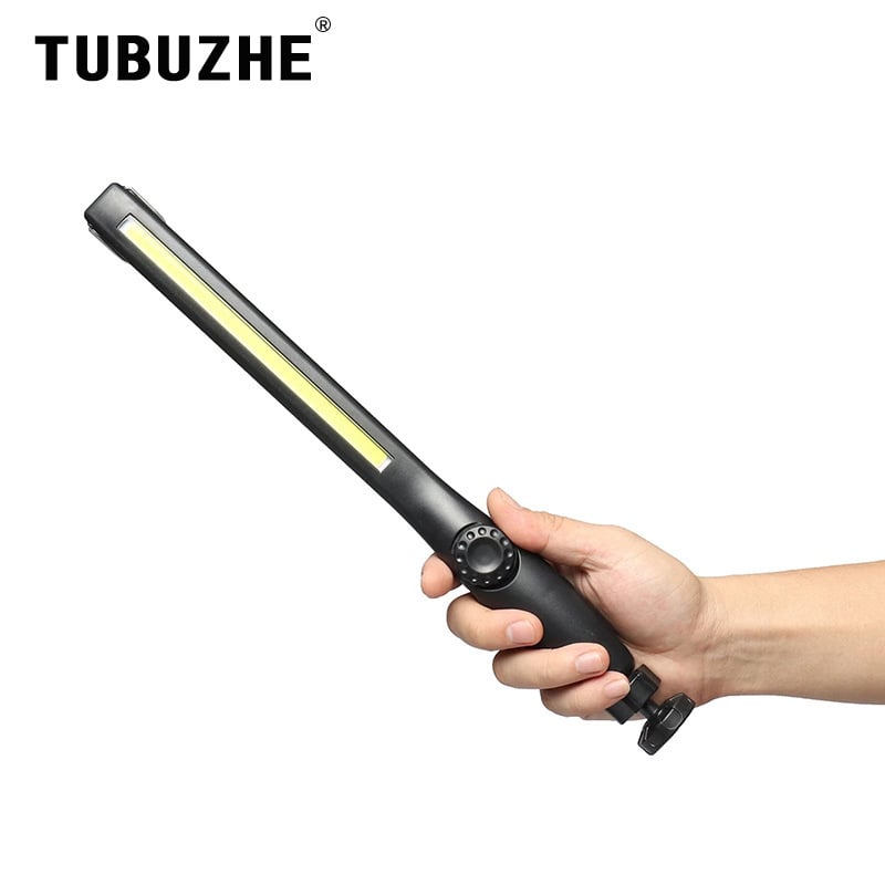 LED šviesa automobilių remonto darbams – USB įkraunama, reguliuojamas ryškumas, magnetinė, nešiojamas darbo šviestuvas (JW822; 1200W; 2,4V; 80000h)