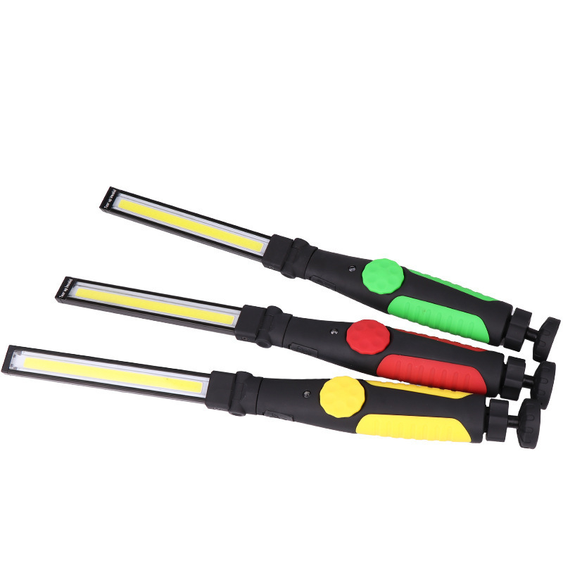 LED šviesa automobilių remonto darbams – USB įkraunama, reguliuojamas ryškumas, magnetinė, nešiojamas darbo šviestuvas (JW822; 1200W; 2,4V; 80000h)