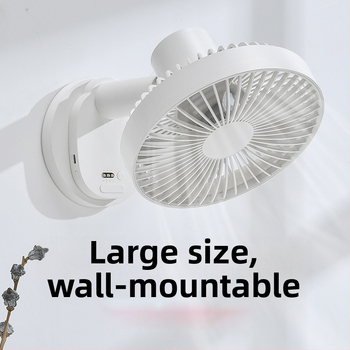 TYD-A5 stolný ventilátor, 3 lopatky, USB 5V, oscilujúci, časovač 2-8 h, hluk ≤40 dB