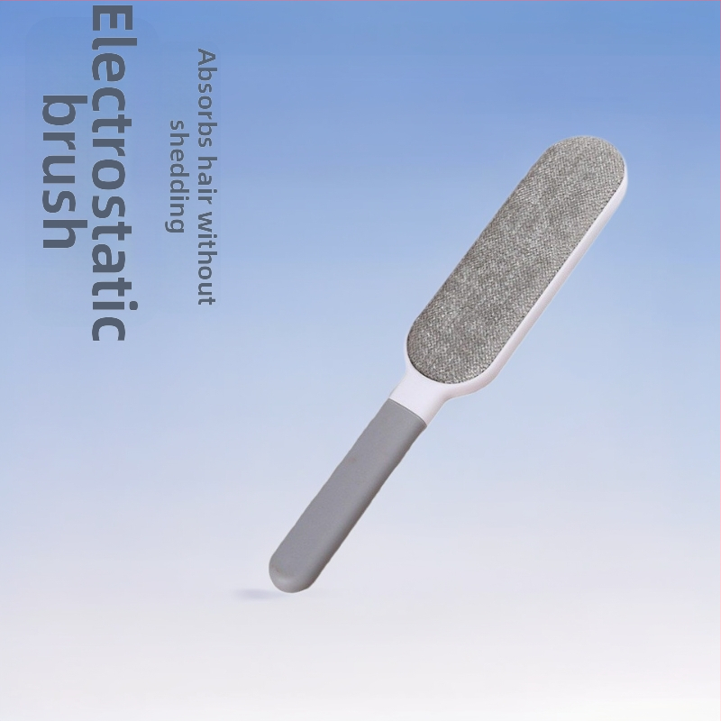 Elektrostatická kefa na oblečenie – plastové telo, odstraňuje chlpy a srsť domácich zvierat, čistiaca kefa, 2024 vydanie