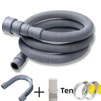 Predĺženie odvodného potrubia práčky s upínacím konektorom GTPSG-25MM; Materiál PVC+TPR; Normálny tlak 1.0; Inštalácia: priame vloženie; Značka LS