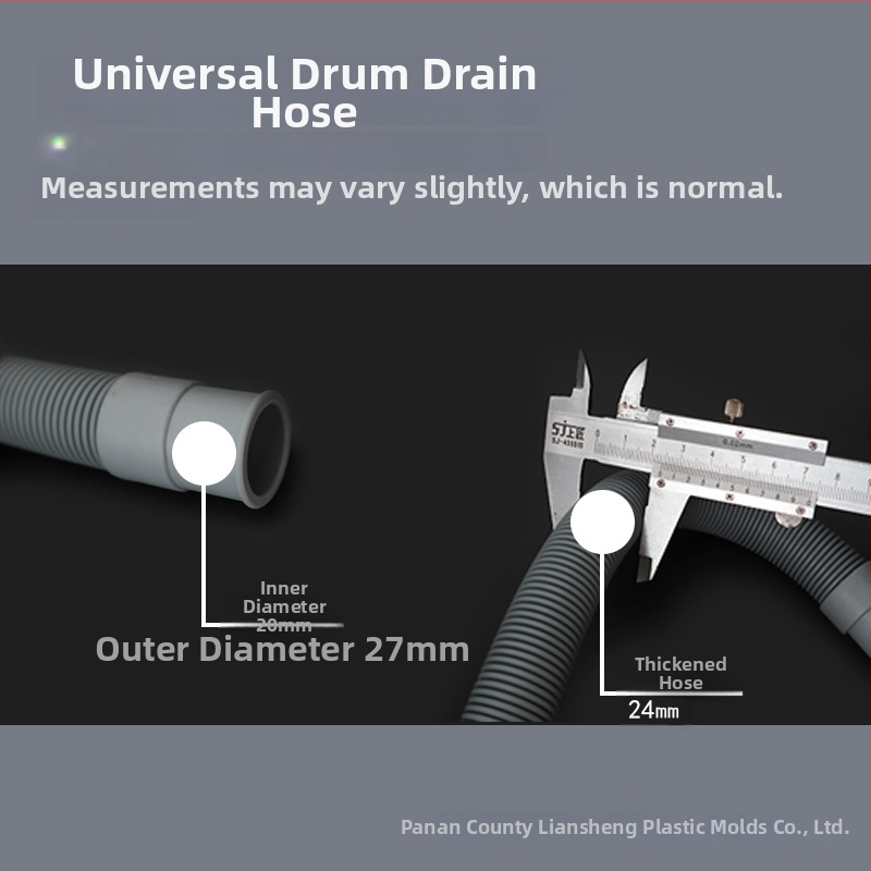 Pesumasina äravoolutoru pikendus koos klambiga ühendusega GTPSG-25MM; Materjal PVC+TPR; Nominaalne rõhk 1.0; Paigaldus: otse sisestus; Bränd LS