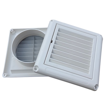 Nepremokavý lamelový ventil pre vonkajšiu stenu — PP plast, jednovrstvý, značka Fantexinda