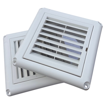 Nepremokavý lamelový ventil pre vonkajšiu stenu — PP plast, jednovrstvý, značka Fantexinda