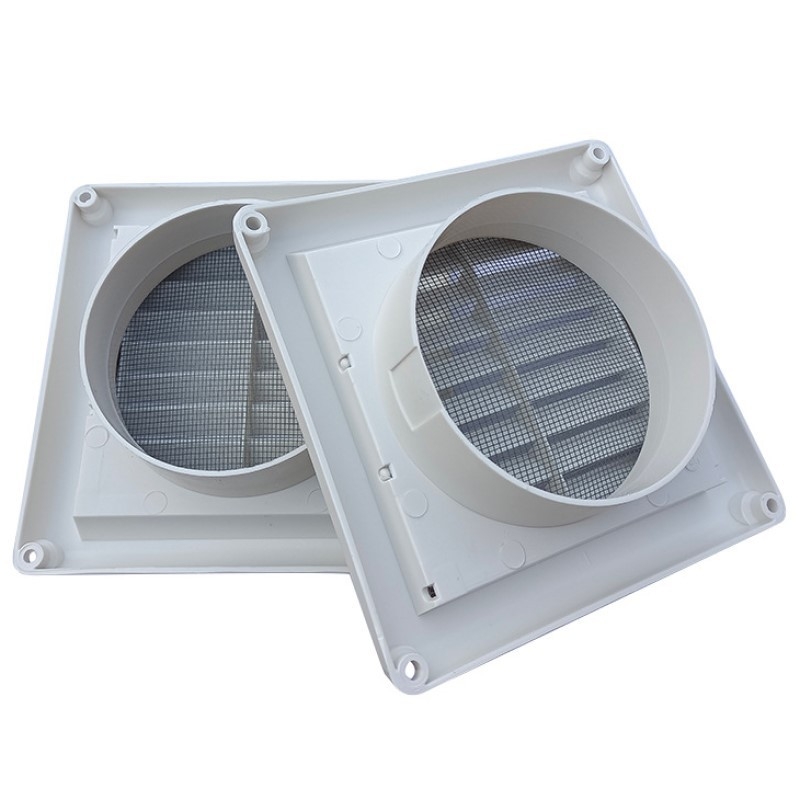 Nepremokavý lamelový ventil pre vonkajšiu stenu — PP plast, jednovrstvý, značka Fantexinda