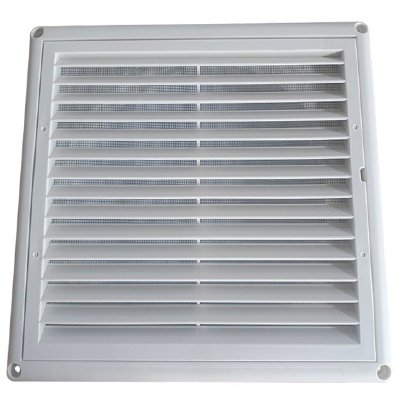 Nepremokavý lamelový ventil pre vonkajšiu stenu — PP plast, jednovrstvý, značka Fantexinda