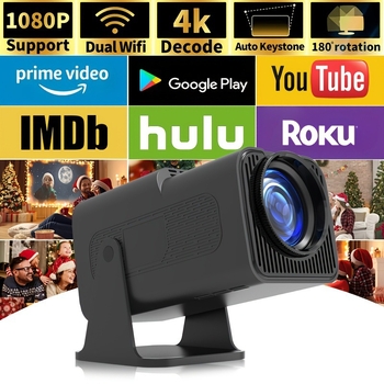 TIANYU Hy320/mini domáci projektor - rozlíšenie 1080p, jasnosť 280 ANSI, výkon 60W