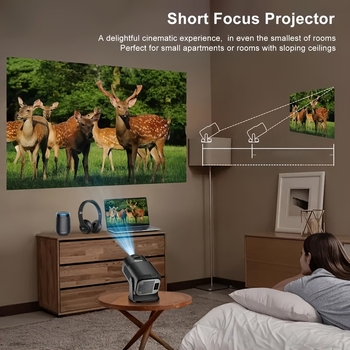 TIANYU Hy320/mini domáci projektor - rozlíšenie 1080p, jasnosť 280 ANSI, výkon 60W