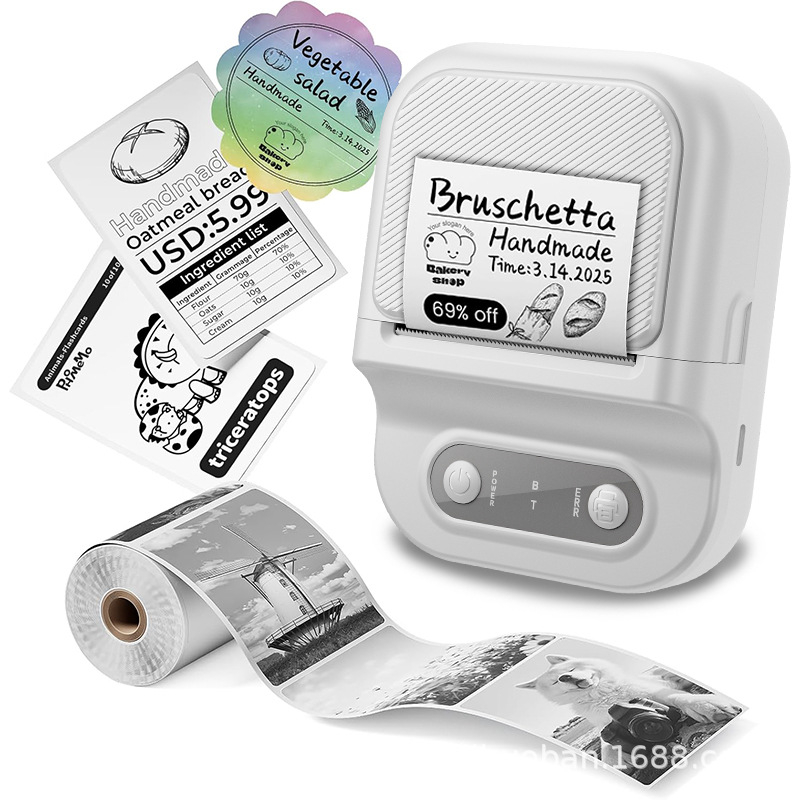 Etiketavimo mašina, modelis A8A, prekės ženklas 2inch label