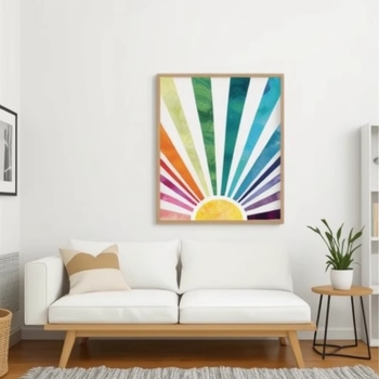 Bez rámu dekoratívny obraz do detskej izby — olejové plátno, inkjet tlač, na zákazku podľa nákresov