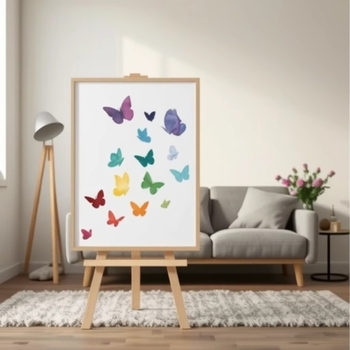 Bez rámu dekoratívny obraz do detskej izby — olejové plátno, inkjet tlač, na zákazku podľa nákresov