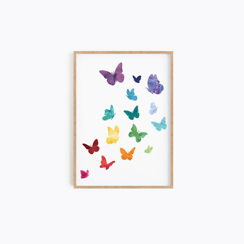 Bez rámu dekoratívny obraz do detskej izby — olejové plátno, inkjet tlač, na zákazku podľa nákresov