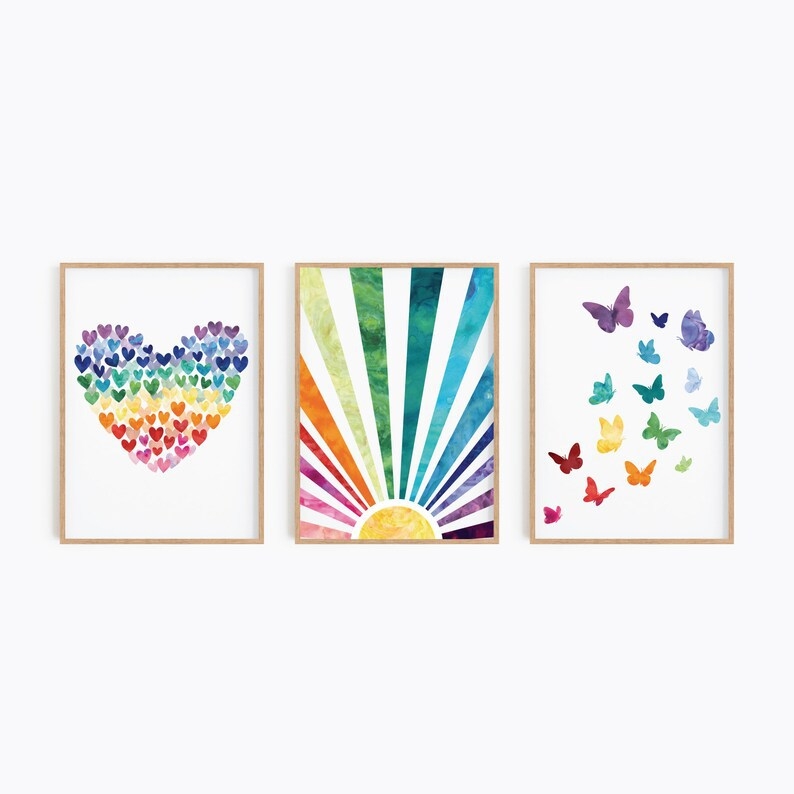 Bez rámu dekoratívny obraz do detskej izby — olejové plátno, inkjet tlač, na zákazku podľa nákresov