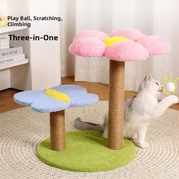 Mačací lezecký rám a strom od Love climbing cool, textilný materiál, roztomilý štýl