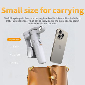 M2 σταθεροποιητής smartphone τριών αξόνων – ABS σώμα, Bluetooth