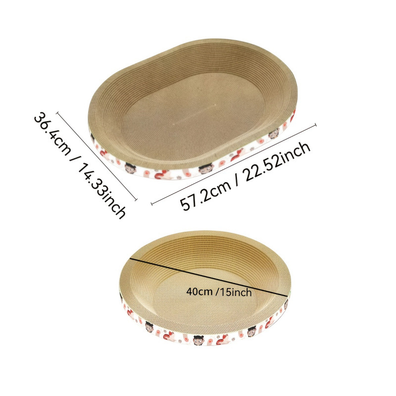 Placă interactivă pentru ascuțirea ghearelor pisicii (carton, China, Cod produs jd601100026327143, Categorie: Pat, Pentru câine)