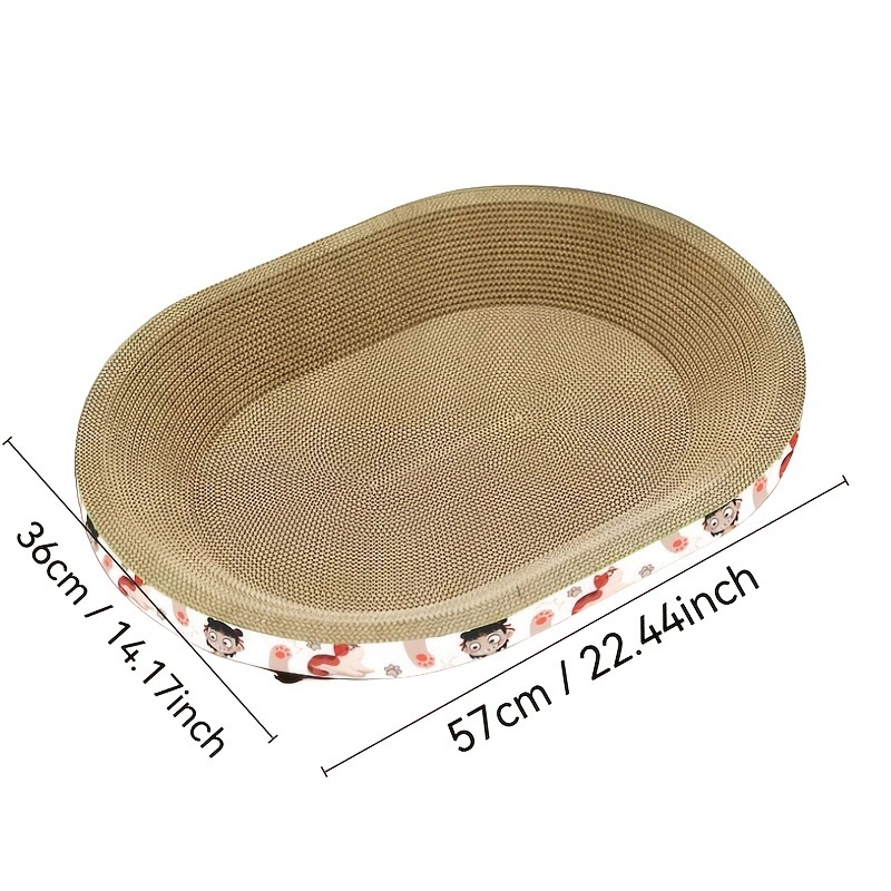 Placă interactivă pentru ascuțirea ghearelor pisicii (carton, China, Cod produs jd601100026327143, Categorie: Pat, Pentru câine)