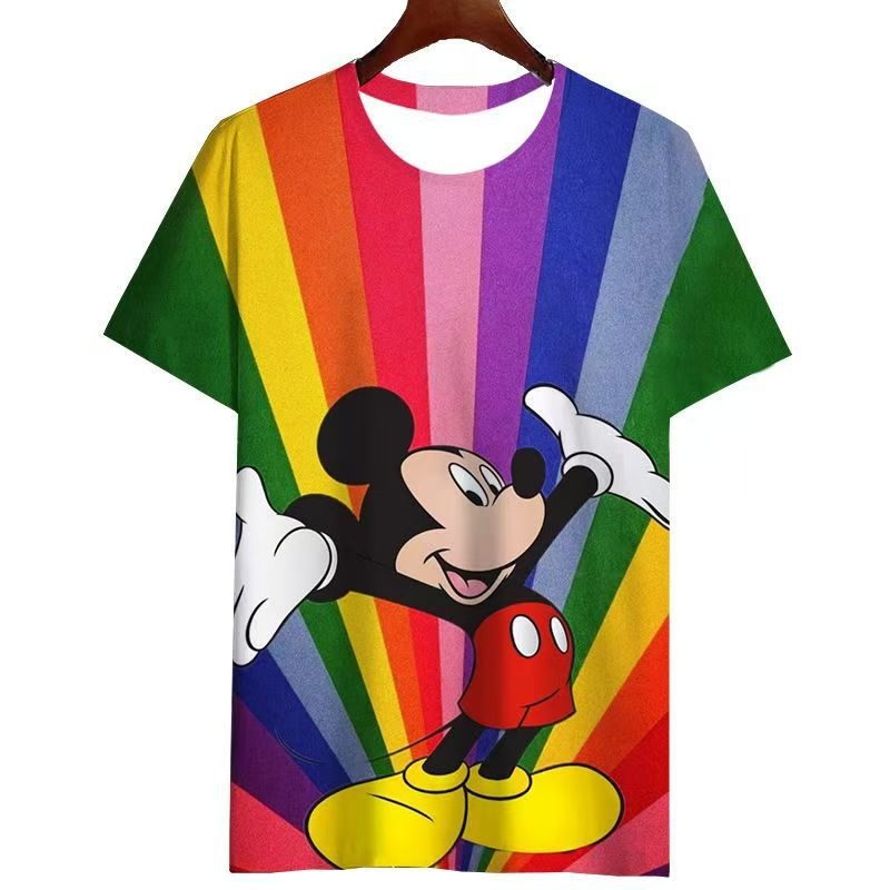 Muška brza suha kratka majica s okruglim izrezom, digitalni ispis s motivom životinja u karikaturi, 96% poliester