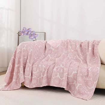 Letná ľahká bavlnená gáza uteráková prikrývka s reaktívnym farbením