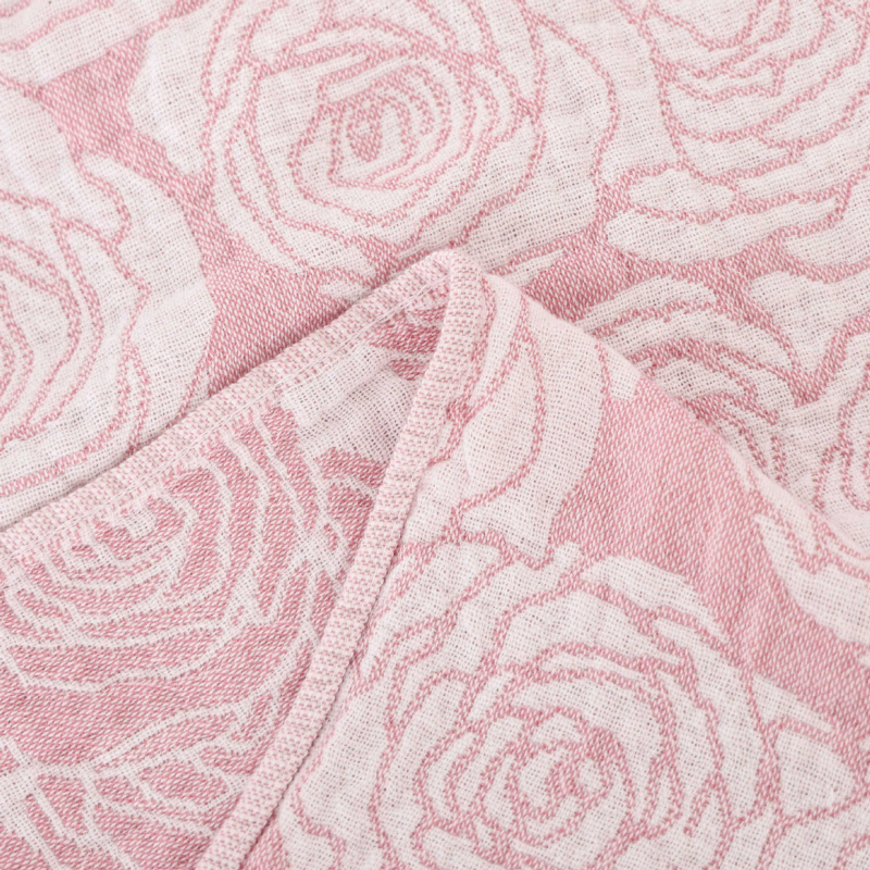 Летно леко памучно кърпено одеяло с реактивно боядисване