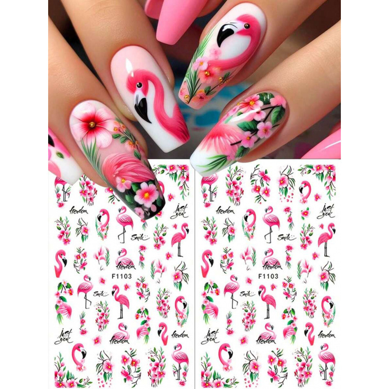 Nálepky na nechty s hadím vzorom a dizajnom hviezdo-mesiac, sada 2 kusy, model SH52562840, exkluzív export cezhranične, vianočné dizajny