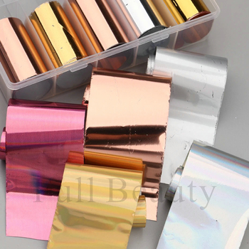 Set na nail art z papiera so vzorom hviezdneho neba, PVC materiál, jednoduchý štýl, licencovaná súkromná značka