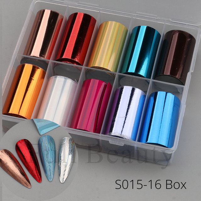 Set na nail art z papiera so vzorom hviezdneho neba, PVC materiál, jednoduchý štýl, licencovaná súkromná značka